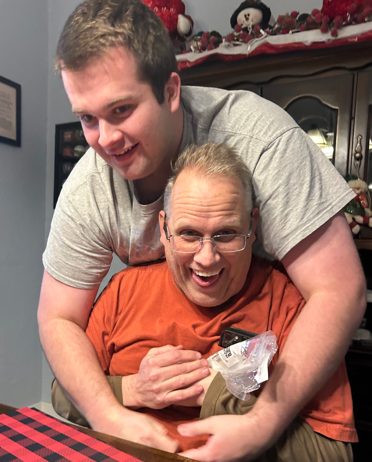 Dad and Joe being crazy